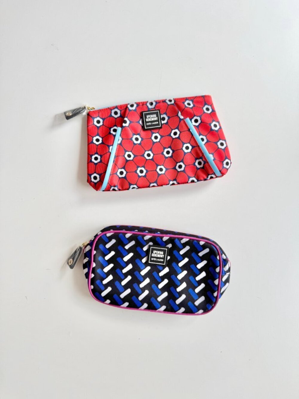 Lot of 2 New OPENING CEREMONY x Estee Lauder Toiletry Cosmetic Bags